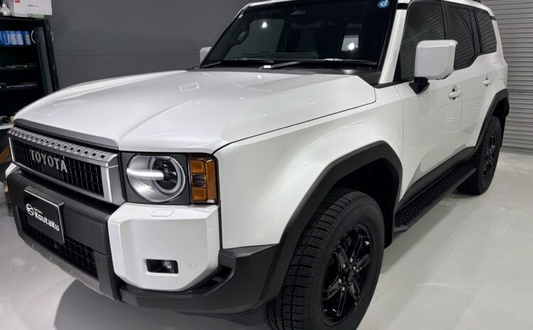 トヨタ・ランドクルーザー２５０・鏡面磨き作業+新開発セラミックコーティング施工事例　富山市Ｚ様