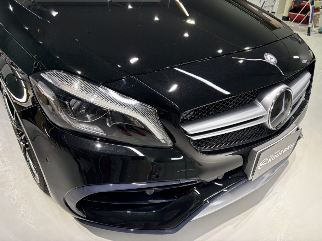 メルセデスベンツ・鏡面磨き作業+セラミックコーティング施工事例　滑川市Ｙ様