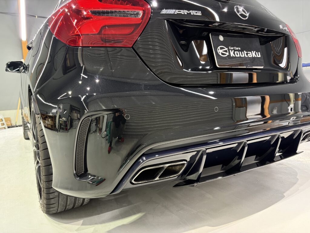メルセデスベンツ・鏡面磨き作業+セラミックコーティング施工事例　滑川市Ｙ様