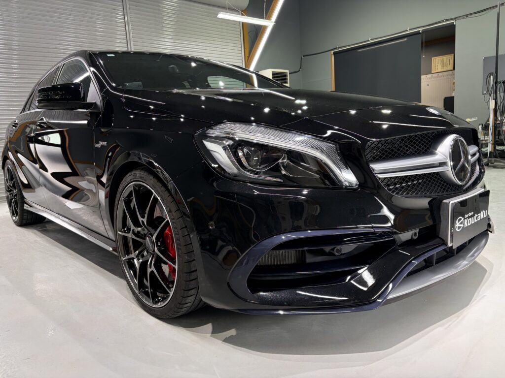 メルセデスベンツ・鏡面磨き作業+セラミックコーティング施工事例　滑川市Ｙ様