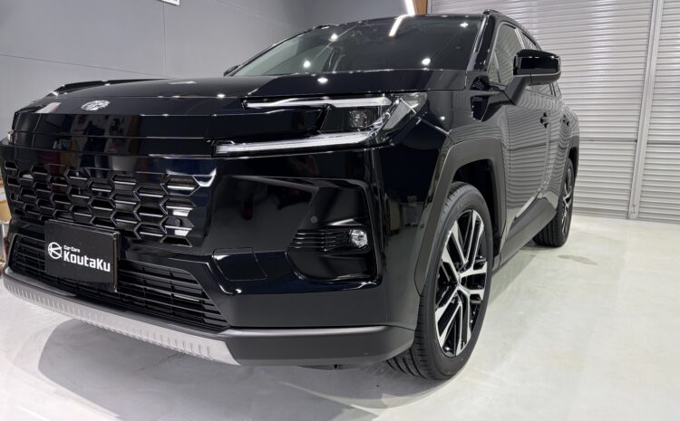 新型ＲＡＶ４・遮熱断熱カーフィルム・鏡面磨き作業+セラミックコーティング施工事例　富山市Ｊ様