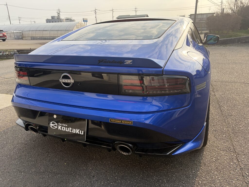 日産フェアレディＺ・遮熱断熱カーフィルム施工事例・富山市Ｉ様