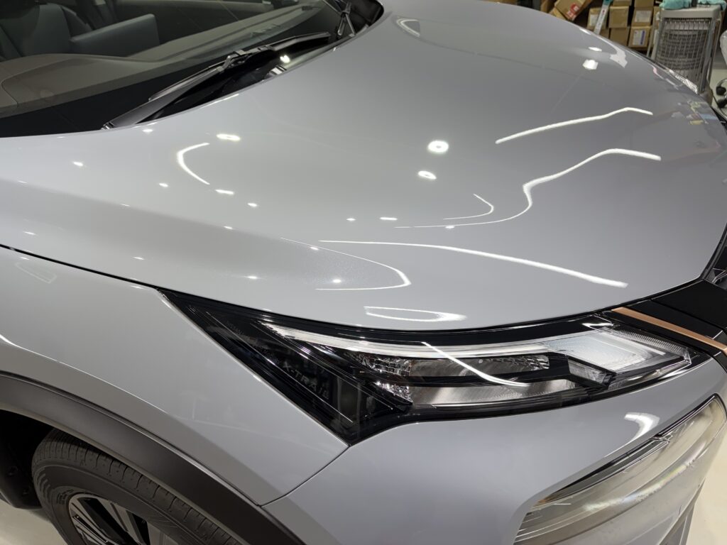 日産・エクストレイル・鏡面磨き作業+セラミックコーティング施工事例　富山市Ｍ様