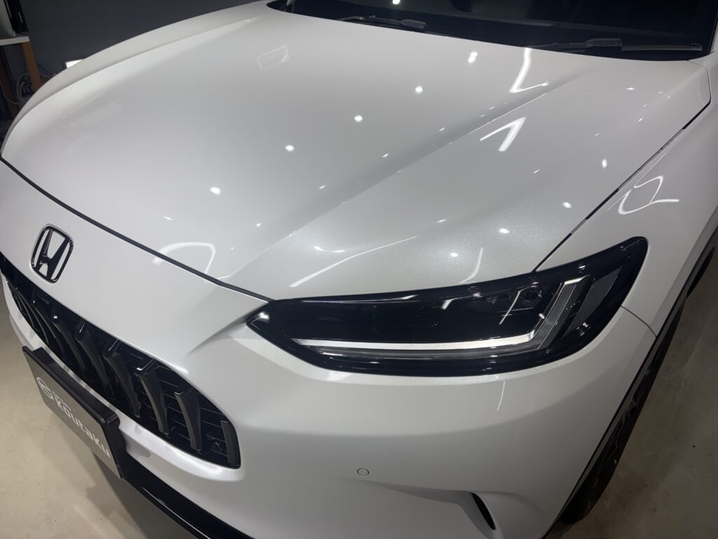 ホンダZR-V・鏡面磨き作業+新開発セラミックコーティング施工事例　富山市Ｔ様