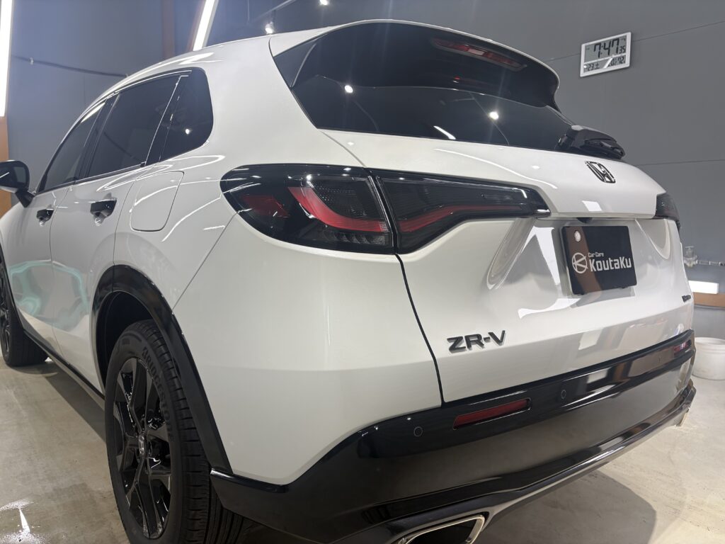 ホンダZR-V・鏡面磨き作業+新開発セラミックコーティング施工事例　富山市Ｔ様