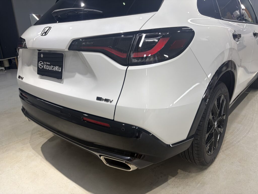 ホンダZR-V・鏡面磨き作業+新開発セラミックコーティング施工事例　富山市Ｔ様