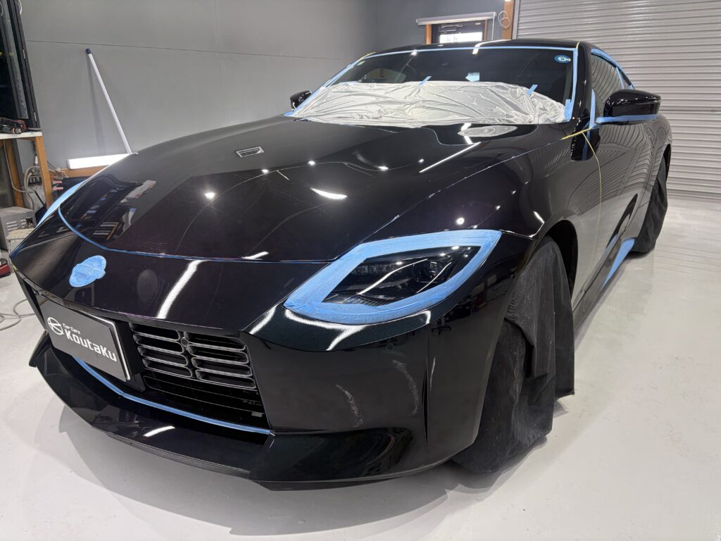 日産フェアレディＺ・鏡面磨き作業+新開発セラミックコーティング施工事例　富山県富山市Ａ様