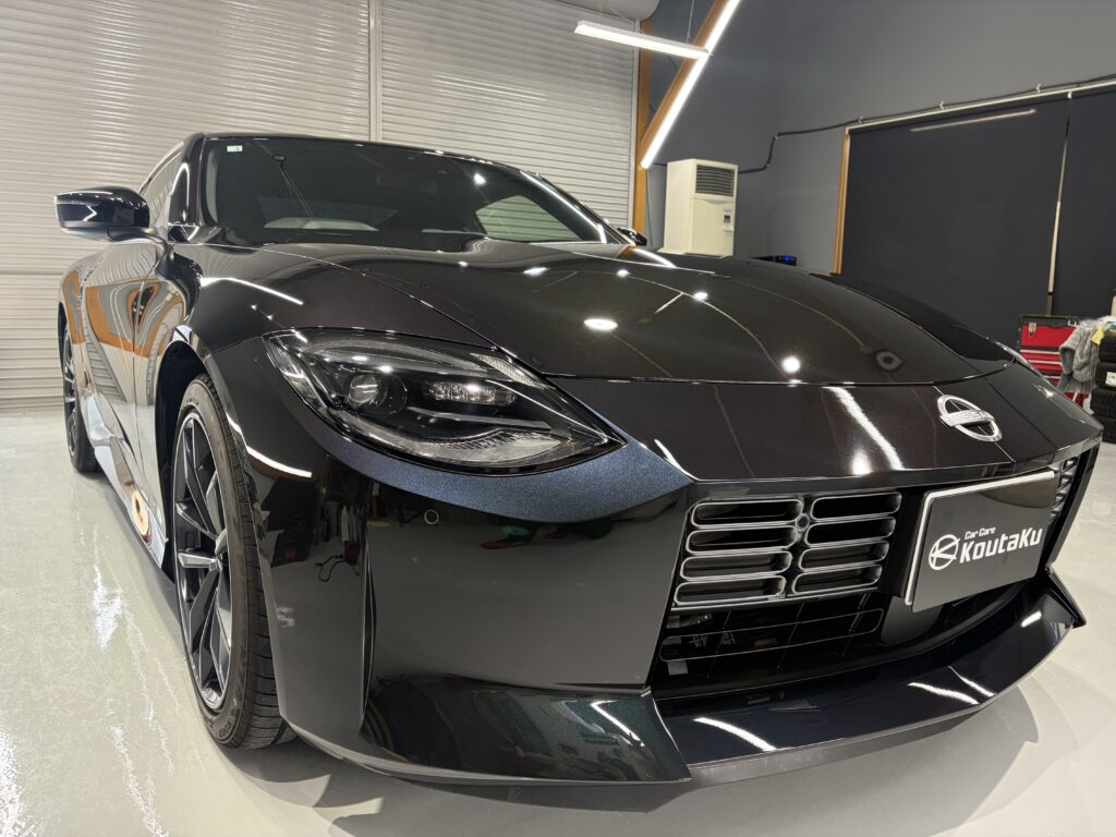 日産フェアレディＺ・鏡面磨き作業+新開発セラミックコーティング施工事例　富山県富山市Ａ様