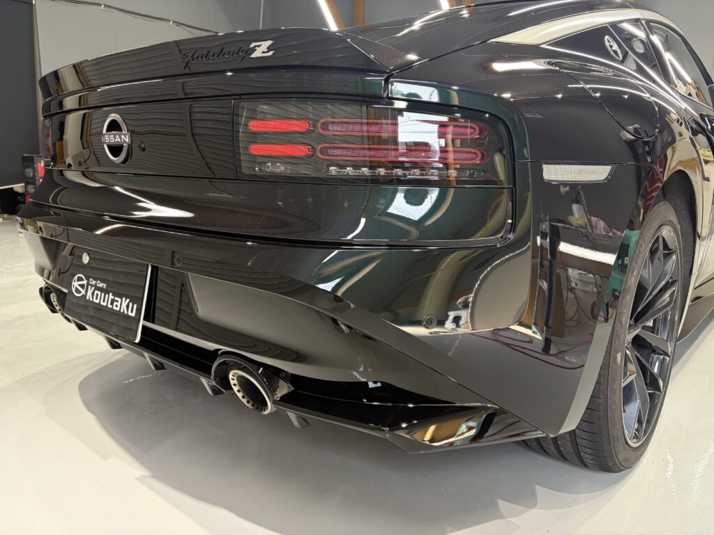日産フェアレディＺ・鏡面磨き作業+新開発セラミックコーティング施工事例　富山県富山市Ａ様
