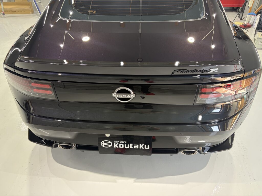 日産フェアレディＺ・鏡面磨き作業+新開発セラミックコーティング施工事例　富山県富山市Ａ様