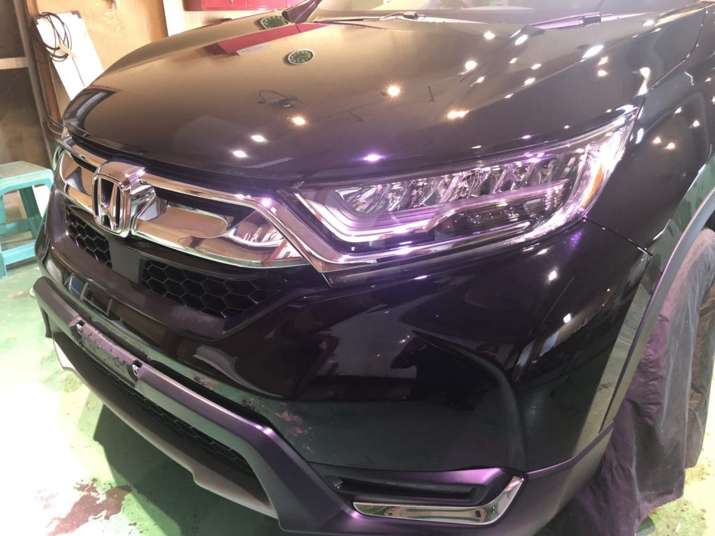 ホンダ　ＣＲ－Ｖ　ガラスコーティング施工例