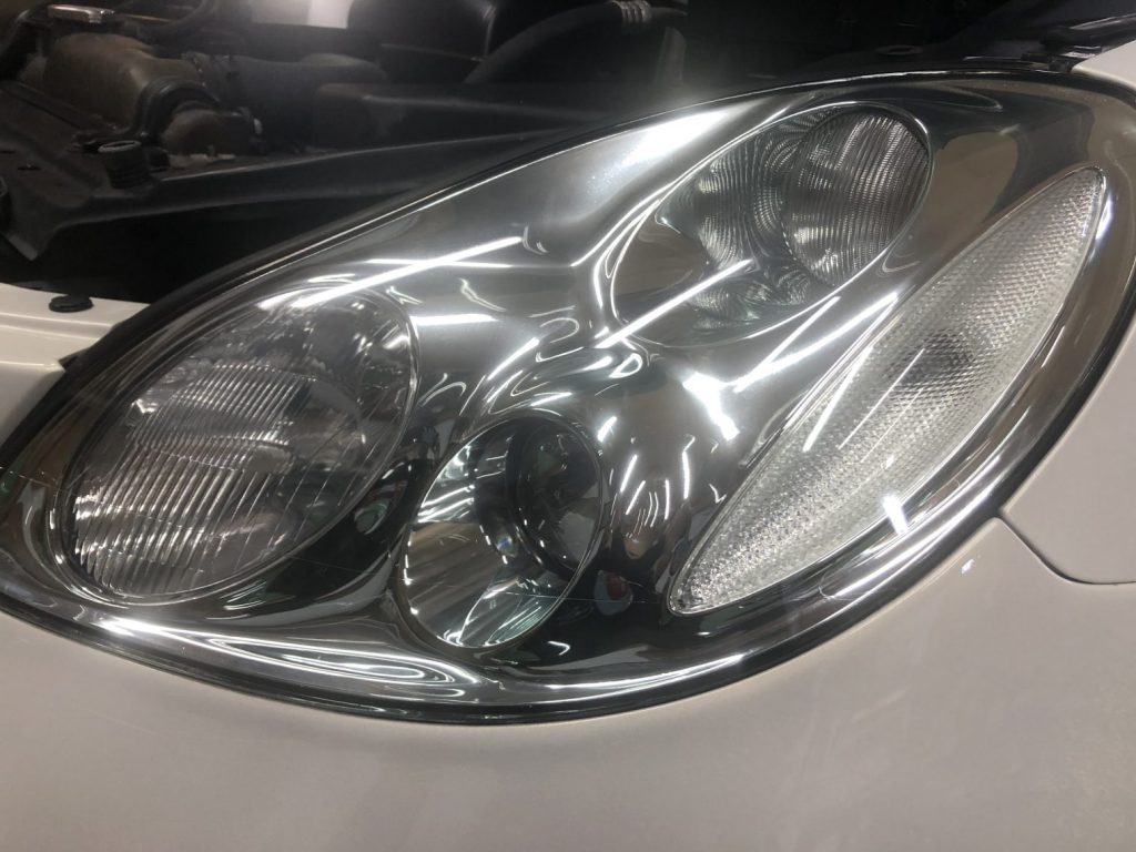トヨタ　ソアラ　ヘッドライトリペア&ガラスコーティング施工