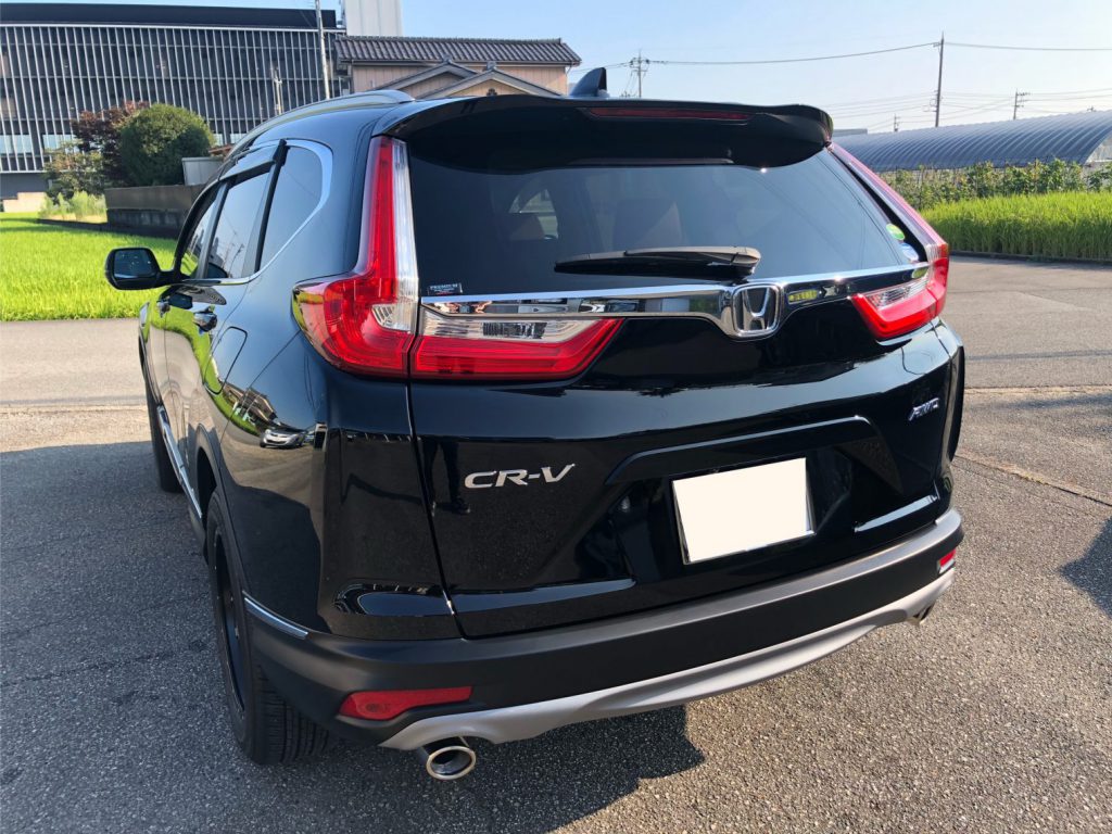 ホンダ　ＣＲ－Ｖ　ガラスコーティング施工例