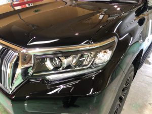 トヨタランドクルーザープラド・セラミックコーティング施工事例