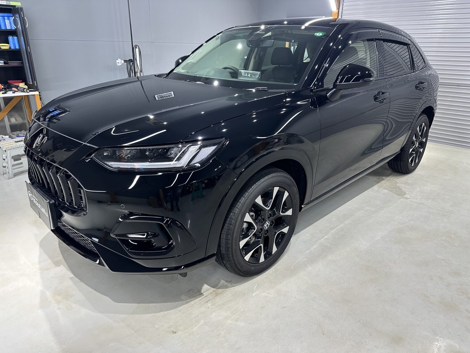 ホンダ・ZR-V鏡面磨き作業・セラミックコーティング施工事例　射水市Ｏ様