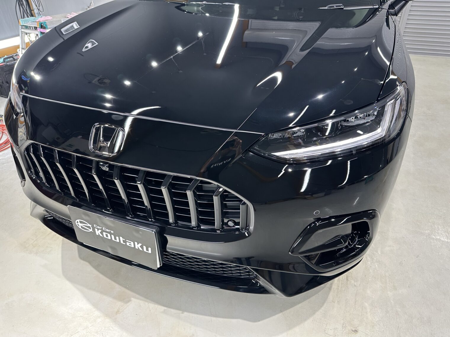 ホンダ・ZR-V鏡面磨き作業・セラミックコーティング施工事例　射水市Ｏ様