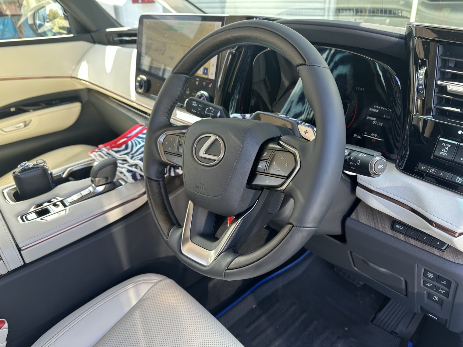 レクサス・LM５００ｈ鏡面磨き作業・セラミックコーティング施工事例　富山市Ｔ様