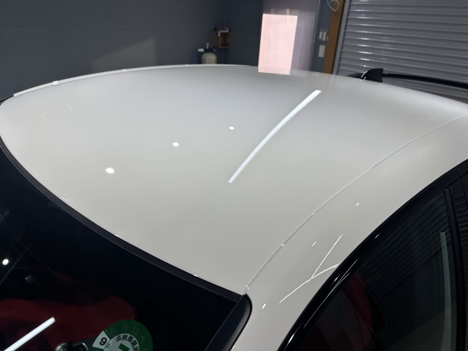シビックTypeR鏡面磨き作業・セラミックコーティング施工事例　富山市Ｕ様