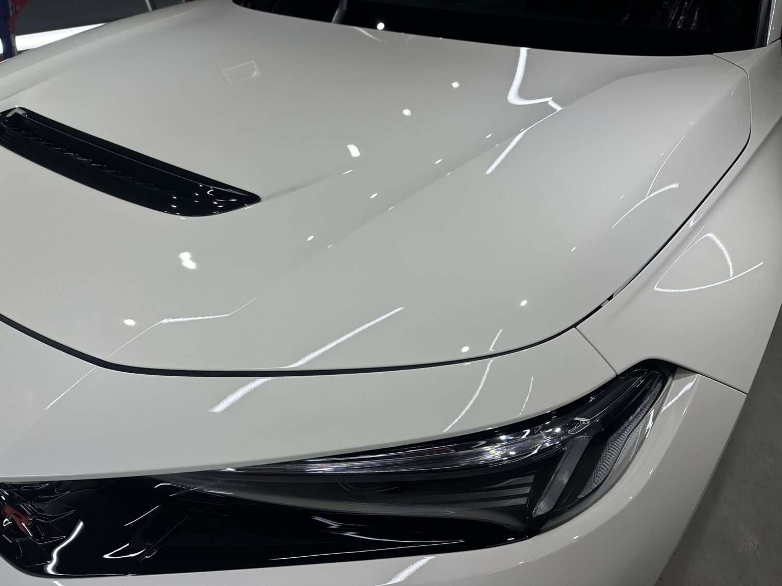 ホンダ・シビックタイプＲ鏡面磨き作業・セラミックコーティング施工事例　富山市Ｋ様